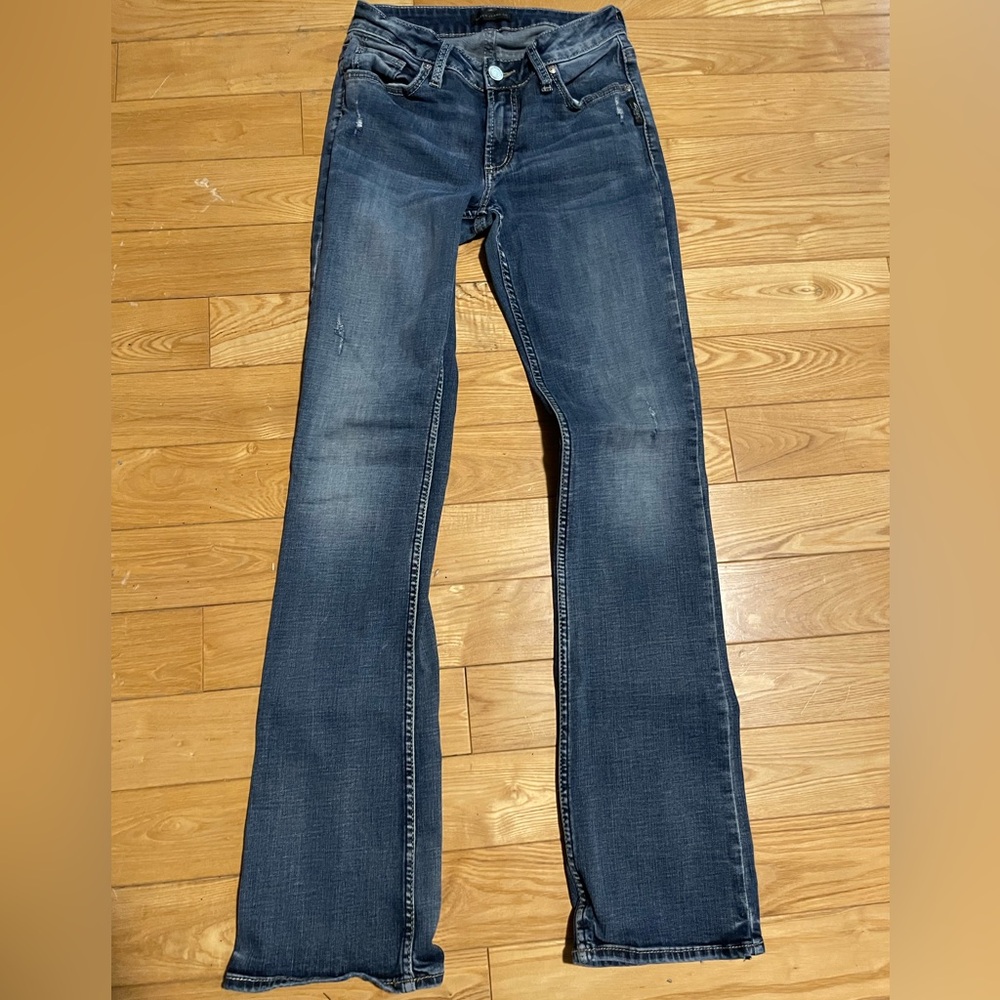 Women’s Silver Bootcut Jeans